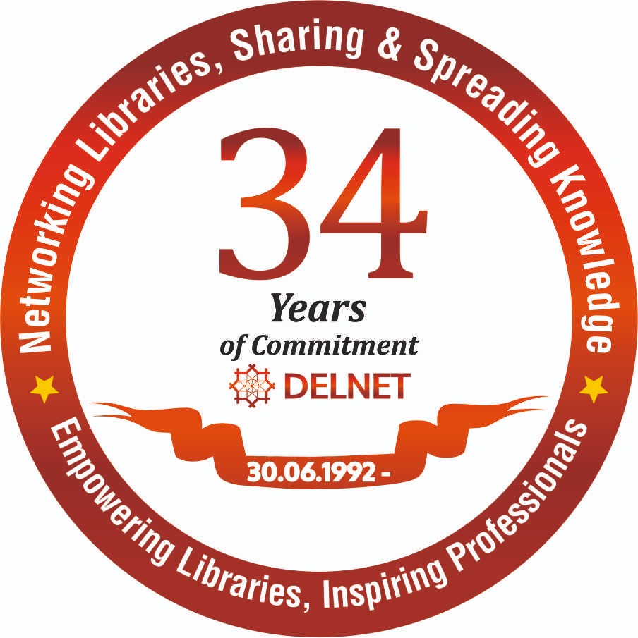 DELNET logo 34 Years
